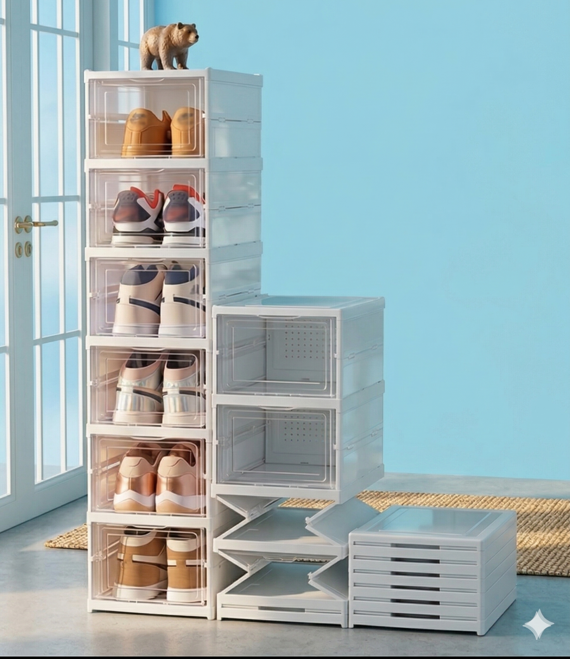 Foldable Multi-Storage Box - 6 Tier